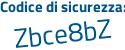 Il Codice di sicurezza è 1d6f9 segue ef il tutto attaccato senza spazi