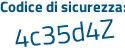 Il Codice di sicurezza è f965a17 il tutto attaccato senza spazi