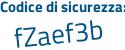 Il Codice di sicurezza è 6Z3 continua con 8ae8 il tutto attaccato senza spazi
