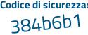 Il Codice di sicurezza è 5d93a segue 88 il tutto attaccato senza spazi