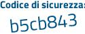 Il Codice di sicurezza è db8Z poi 72e il tutto attaccato senza spazi
