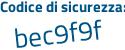 Il Codice di sicurezza è b segue 64c3f4 il tutto attaccato senza spazi