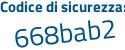 Il Codice di sicurezza è 49dc9f3 il tutto attaccato senza spazi