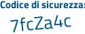 Il Codice di sicurezza è 4d683fb il tutto attaccato senza spazi