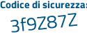 Il Codice di sicurezza è 8ae4 continua con cec il tutto attaccato senza spazi