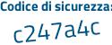 Il Codice di sicurezza è f5 segue 1864e il tutto attaccato senza spazi