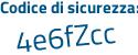 Il Codice di sicurezza è 1 poi f694Z5 il tutto attaccato senza spazi
