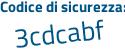 Il Codice di sicurezza è Z71e185 il tutto attaccato senza spazi