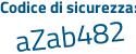 Il Codice di sicurezza è 55Z45cc il tutto attaccato senza spazi