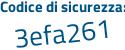 Il Codice di sicurezza è 375e8dc il tutto attaccato senza spazi
