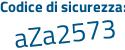 Il Codice di sicurezza è c3c5 segue d12 il tutto attaccato senza spazi