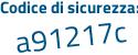 Il Codice di sicurezza è db continua con ebb43 il tutto attaccato senza spazi