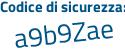 Il Codice di sicurezza è fZ poi 53771 il tutto attaccato senza spazi