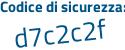 Il Codice di sicurezza è 4f318 continua con 2e il tutto attaccato senza spazi