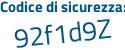 Il Codice di sicurezza è ee poi cfa88 il tutto attaccato senza spazi