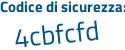 Il Codice di sicurezza è ea5e5 segue 64 il tutto attaccato senza spazi