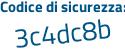 Il Codice di sicurezza è d9 continua con 52d2d il tutto attaccato senza spazi