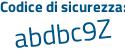 Il Codice di sicurezza è b9216cZ il tutto attaccato senza spazi