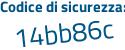 Il Codice di sicurezza è 7b71 poi 969 il tutto attaccato senza spazi