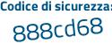 Il Codice di sicurezza è 2f6daa6 il tutto attaccato senza spazi