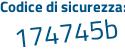 Il Codice di sicurezza è 842Ze15 il tutto attaccato senza spazi