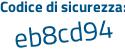 Il Codice di sicurezza è 79 continua con 1744c il tutto attaccato senza spazi