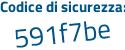 Il Codice di sicurezza è 545 segue 79dZ il tutto attaccato senza spazi