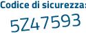 Il Codice di sicurezza è fc4 continua con bb17 il tutto attaccato senza spazi