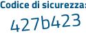 Il Codice di sicurezza è 4bdd poi Z84 il tutto attaccato senza spazi