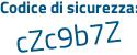 Il Codice di sicurezza è a3ff continua con 134 il tutto attaccato senza spazi