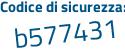 Il Codice di sicurezza è 51e7 poi 3be il tutto attaccato senza spazi
