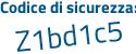 Il Codice di sicurezza è 24 segue 39747 il tutto attaccato senza spazi