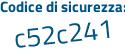 Il Codice di sicurezza è 59a segue e7b8 il tutto attaccato senza spazi