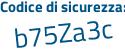 Il Codice di sicurezza è f segue c68db5 il tutto attaccato senza spazi