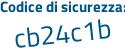 Il Codice di sicurezza è d6 continua con Z5eb8 il tutto attaccato senza spazi