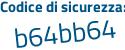 Il Codice di sicurezza è Zcf continua con f872 il tutto attaccato senza spazi