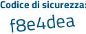Il Codice di sicurezza è 5Z5 poi Z92c il tutto attaccato senza spazi