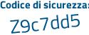 Il Codice di sicurezza è 7 poi 9851f2 il tutto attaccato senza spazi