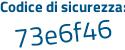 Il Codice di sicurezza è d64 segue ef2f il tutto attaccato senza spazi