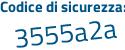 Il Codice di sicurezza è cd73e poi ZZ il tutto attaccato senza spazi