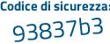 Il Codice di sicurezza è db poi 89Ze2 il tutto attaccato senza spazi