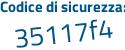 Il Codice di sicurezza è 77c7228 il tutto attaccato senza spazi