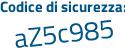 Il Codice di sicurezza è dac segue 5ed9 il tutto attaccato senza spazi