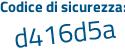 Il Codice di sicurezza è 5fb4414 il tutto attaccato senza spazi