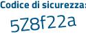 Il Codice di sicurezza è 2d segue c91eZ il tutto attaccato senza spazi