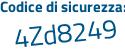 Il Codice di sicurezza è f3aZbb3 il tutto attaccato senza spazi