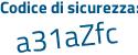 Il Codice di sicurezza è 2e21 continua con 583 il tutto attaccato senza spazi