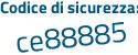 Il Codice di sicurezza è 2bf1e1d il tutto attaccato senza spazi