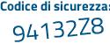 Il Codice di sicurezza è a continua con 2d3727 il tutto attaccato senza spazi