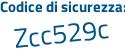 Il Codice di sicurezza è 7f31 poi fc8 il tutto attaccato senza spazi